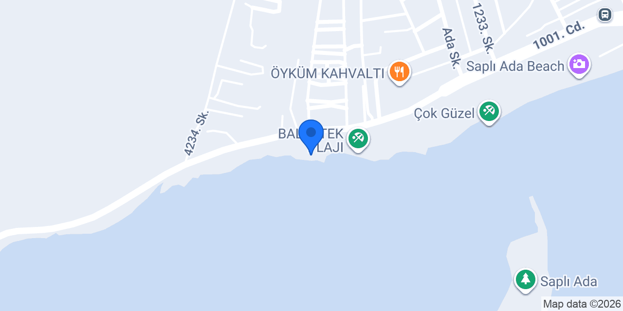 Deniz cafe Balik ekmek konumu