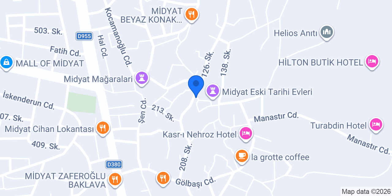 Taybat Atölye konumu