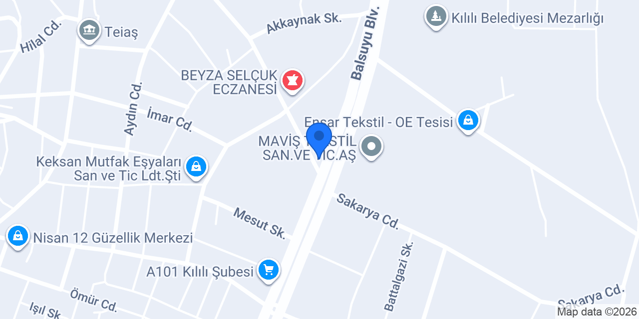 Kismet Değirmeni konumu