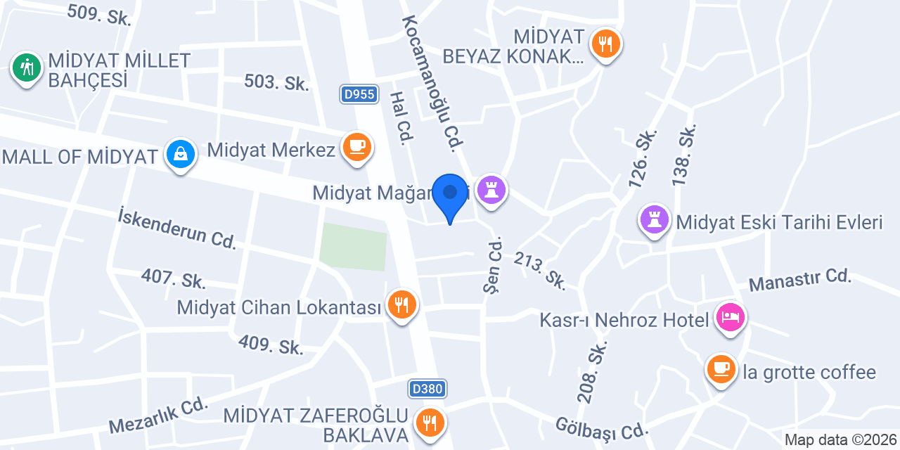 Mandara Kahve & Cafe konumu
