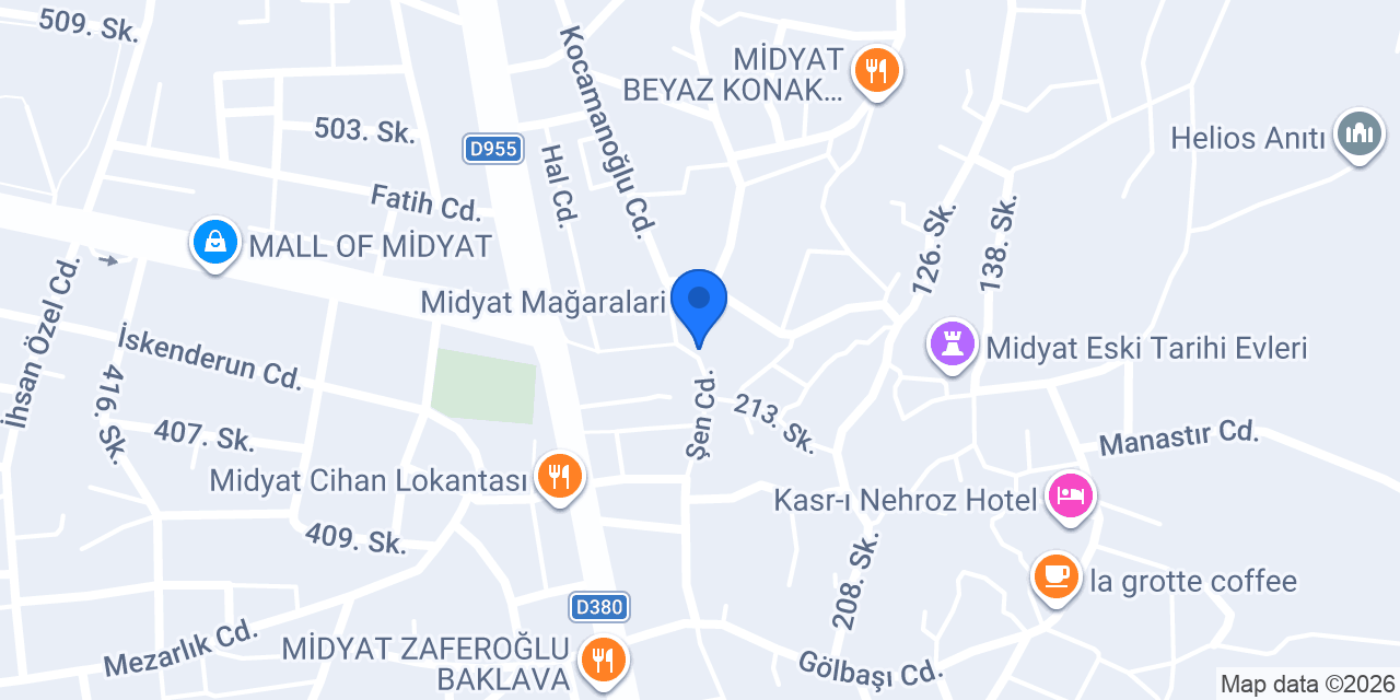 İZLA Süryani Cafe konumu
