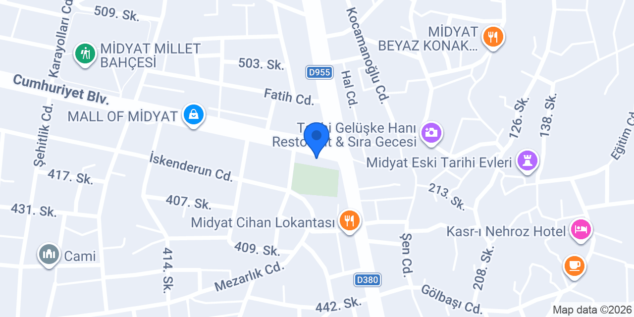 ALİ BABA PASTANE CAFE konumu