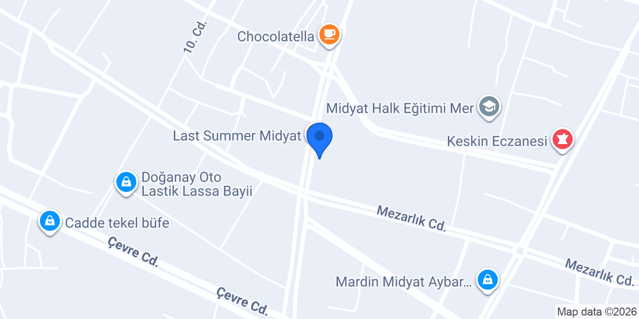 Midyat Deva Pet Veteriner Kliniği konumu