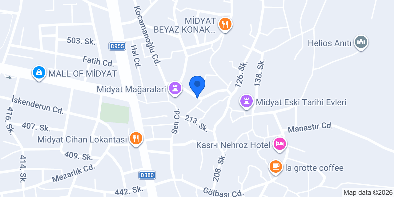 Dewo Süryani Şarap Evi konumu