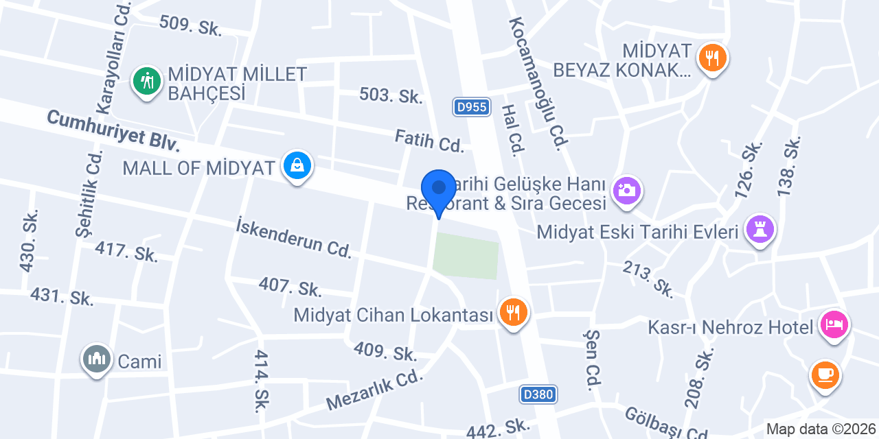 Midyat Sarıyer Börekçisi - Pastane & Cafe konumu
