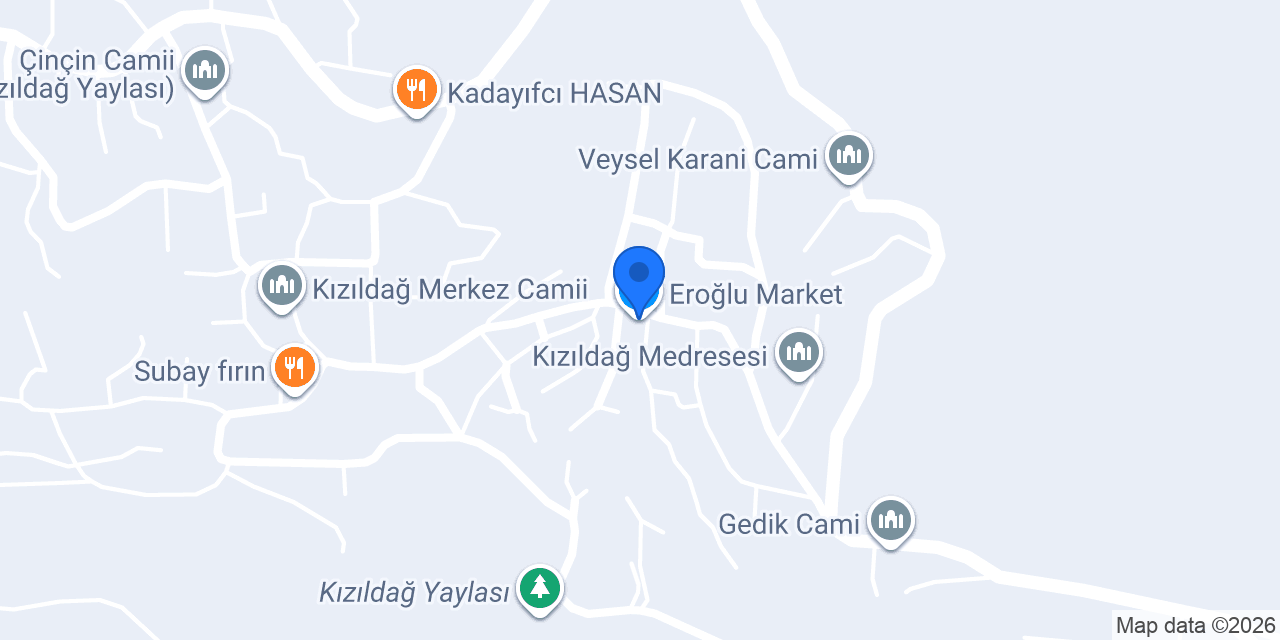 Eroğlu Market konumu