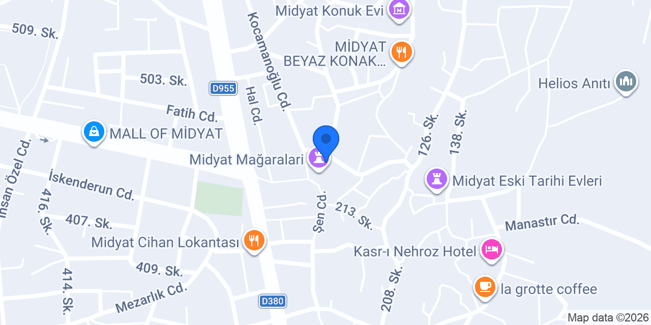 Midyat Gümüş Dünyası konumu