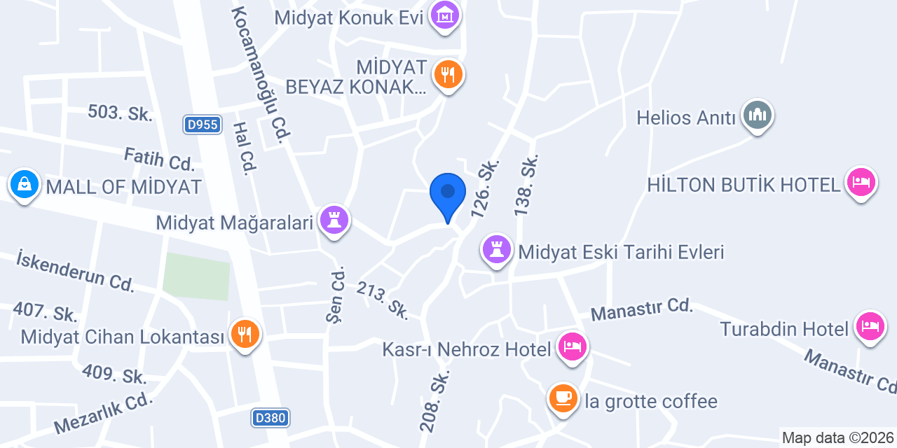 MIDYAT ŞARAP EVİ konumu