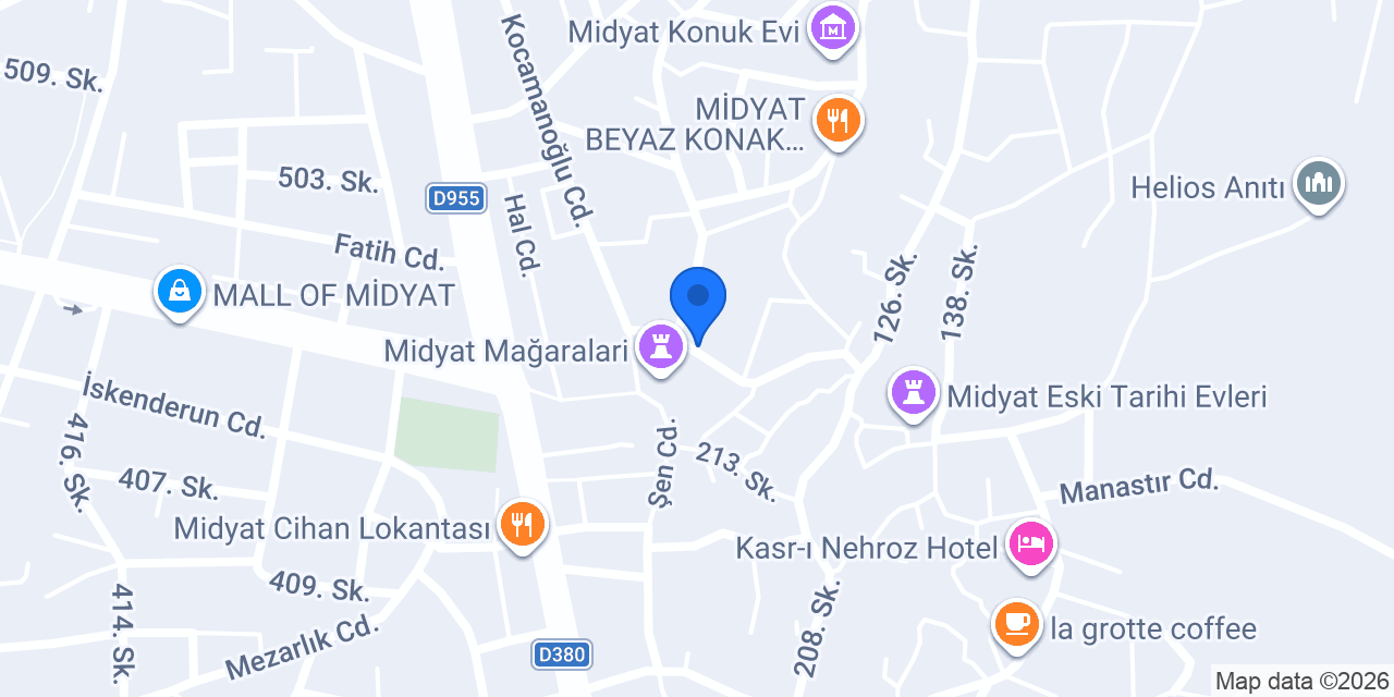 MİDYAT KILIÇ GÜMÜŞ konumu