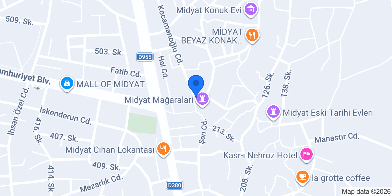 Ömür Süryani Şarap Evi konumu
