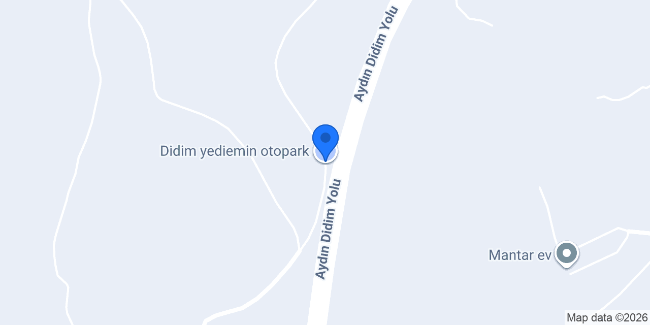 Didim yediemin otopark konumu