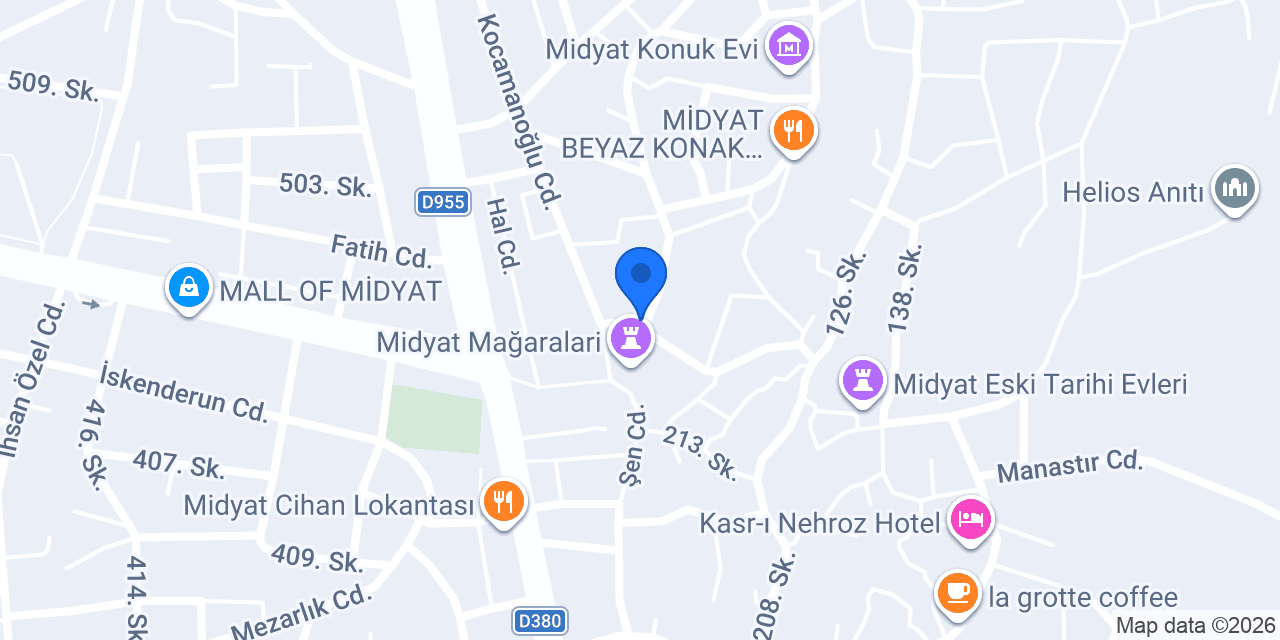 SafirKonagi Midyat konumu