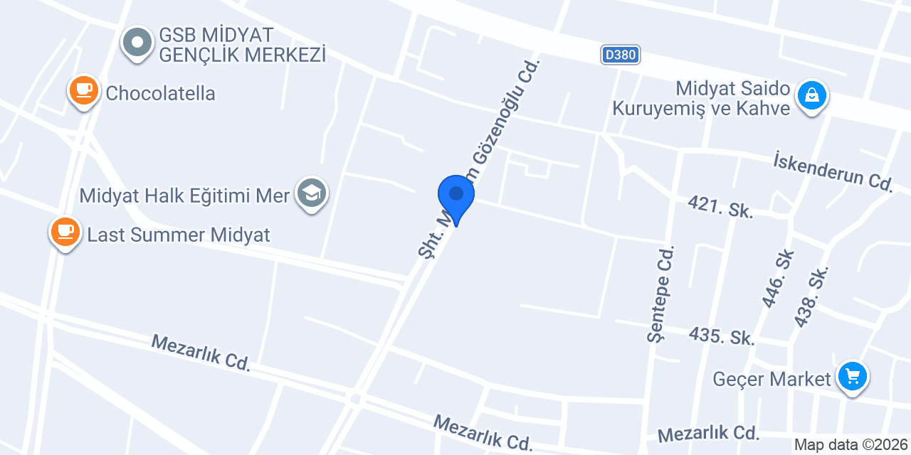 Midyat Çelik İnşaat konumu