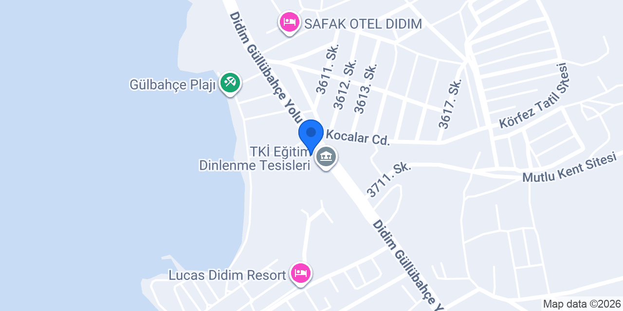 Didim Love Denize Sıfır Kır Salonu konumu
