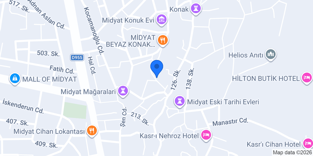Şıkeft Otel&Cafe konumu