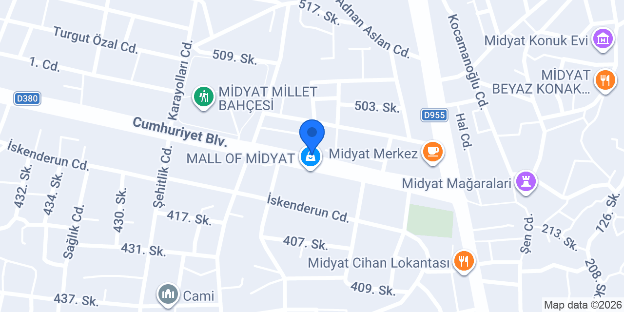 MAKARİSTAN MİDYAT konumu