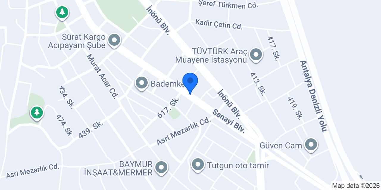 Sevil Orman Ürünleri konumu