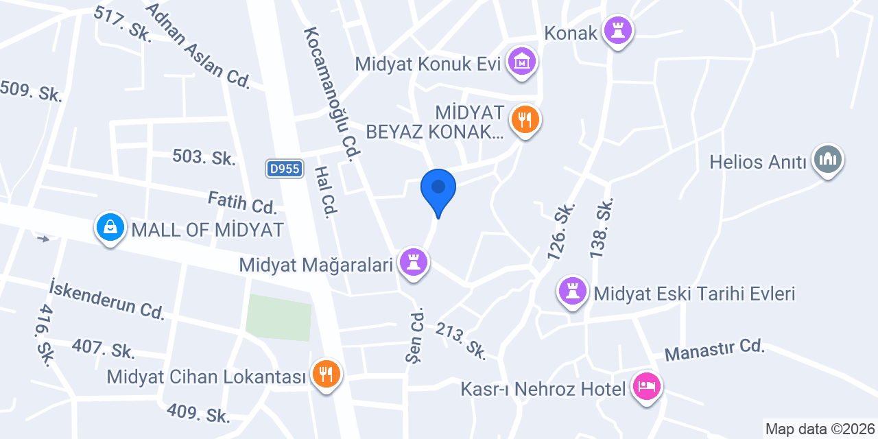 Midyat Sahra Gümüş konumu