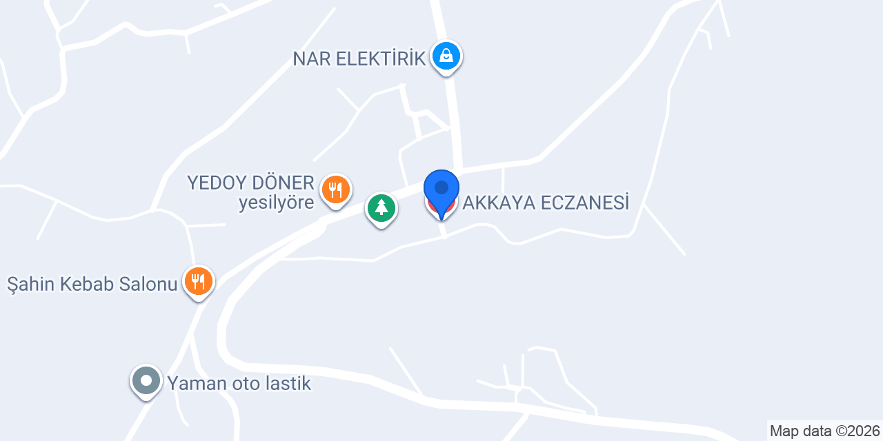AKKAYA ECZANESİ konumu