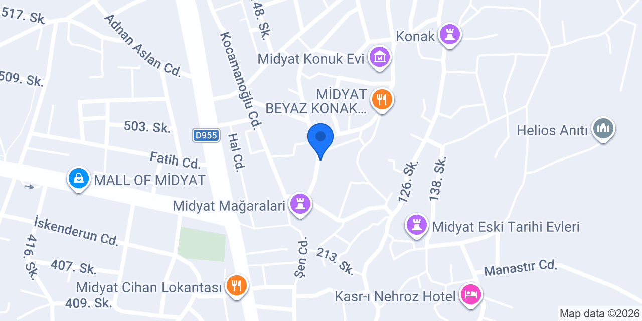 Midyat Nurtaş Gümüş konumu