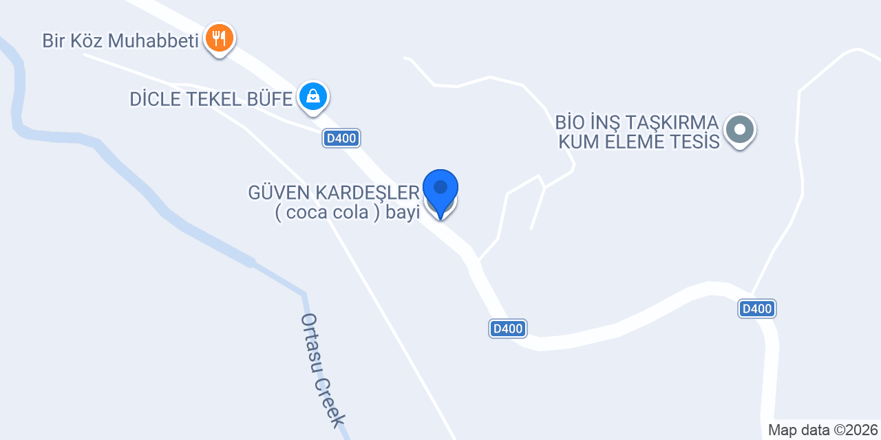 GÜVEN KARDEŞLER ( coca cola ) bayi konumu