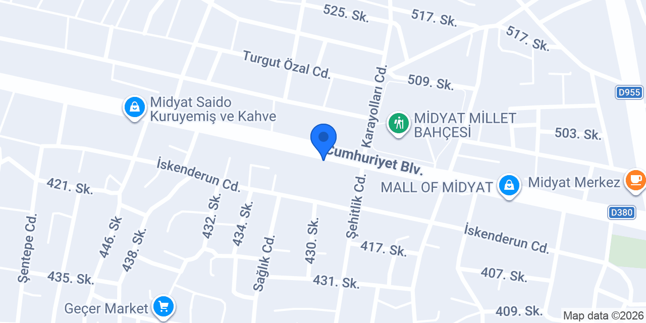 Oses Çiğköfte konumu