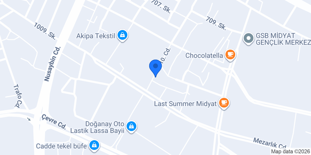 Midyat NETAKİM ELEKTRİK konumu
