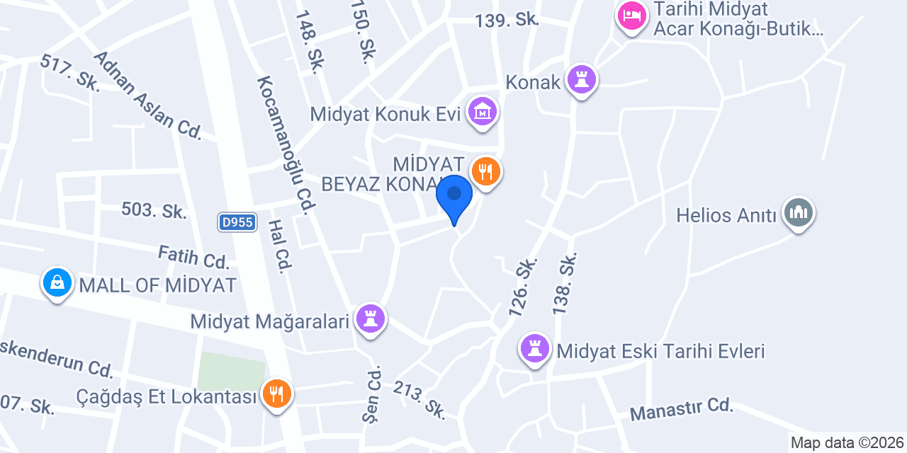 Matiat Şarap Evi - Konukevi Şubesi konumu