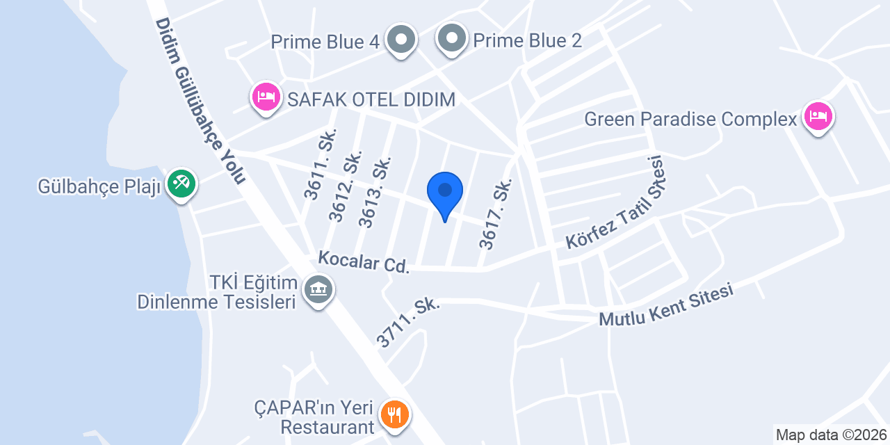 Oral Pansiyon konumu