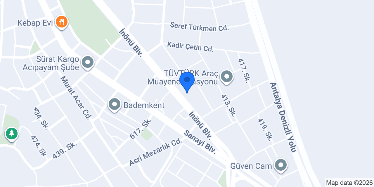 Sevinç Petrol (TECO) konumu