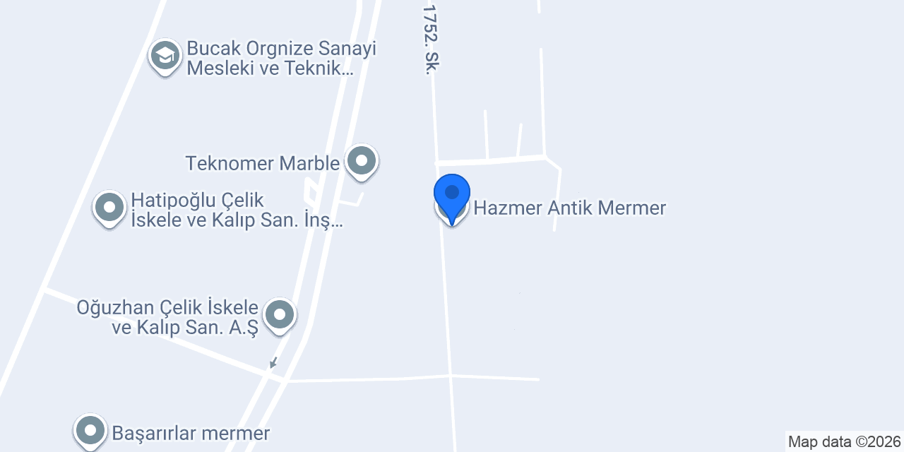Hazmer Antik Mermer konumu