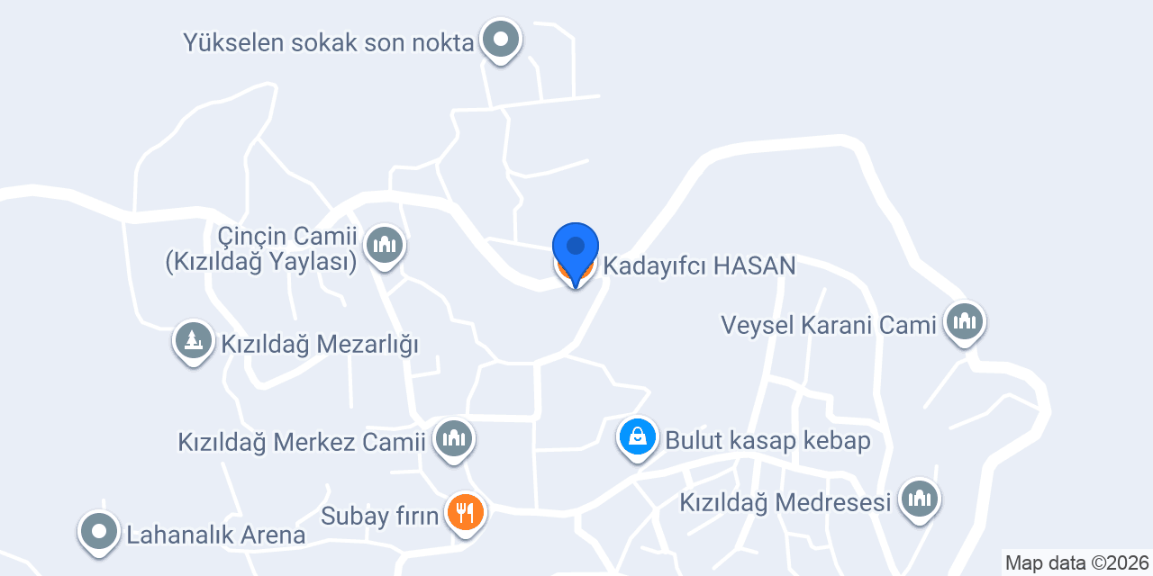 Kadayıfcı HASAN konumu