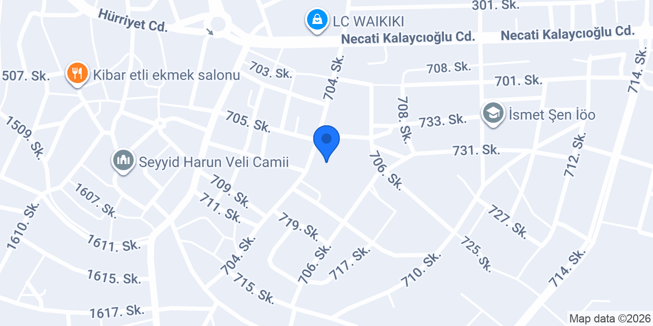 Atatürk İlkokulu konumu