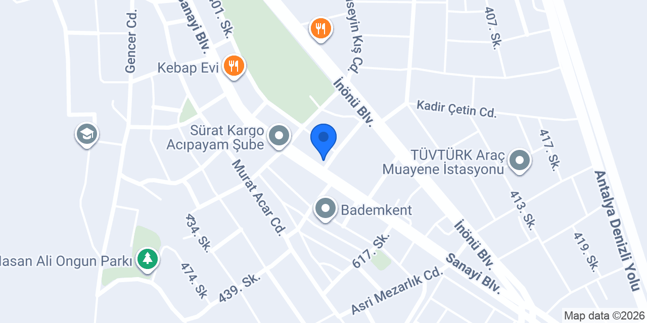 Yonca Yemek ve Pide Salonu konumu