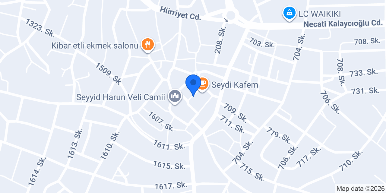 Arın Ticaret Yedek Parça konumu