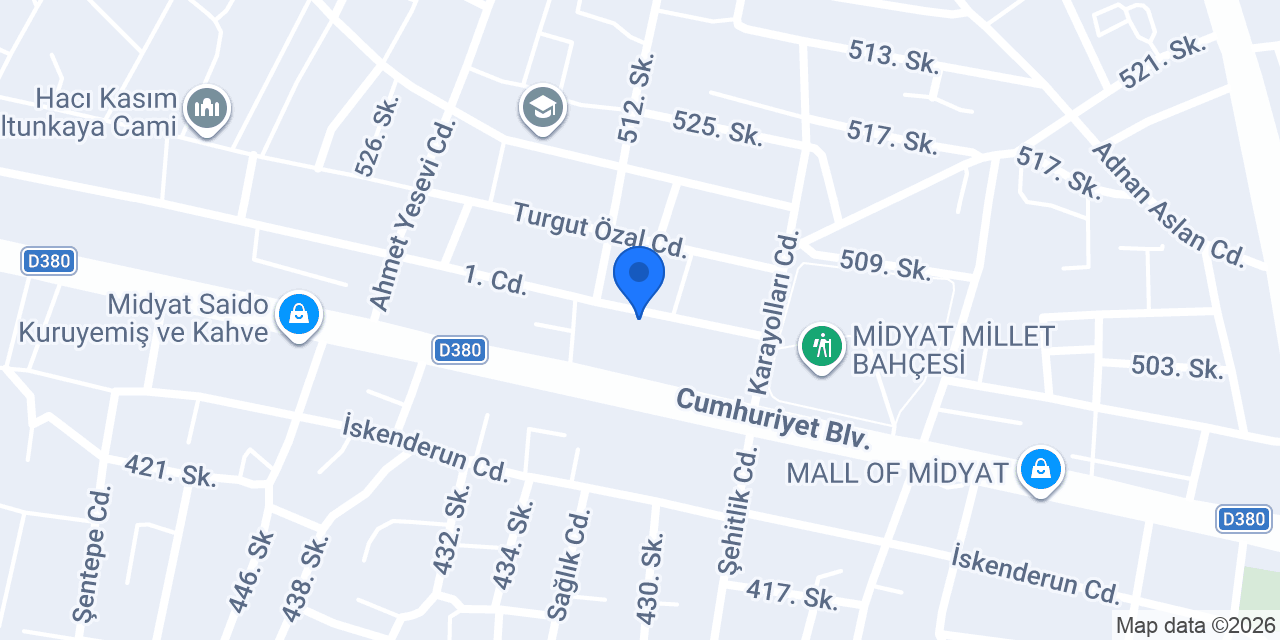 Mir Moda Abiye konumu