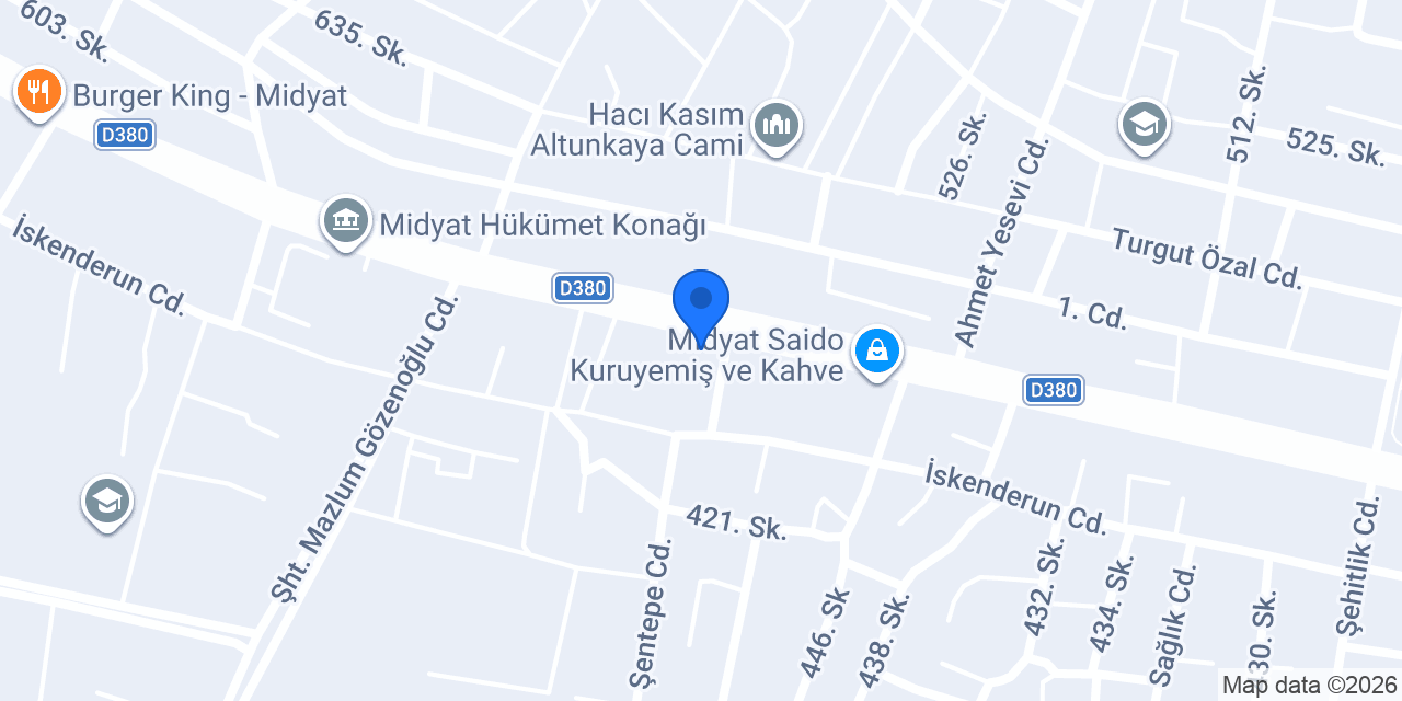 Tekin kebap 3 konumu