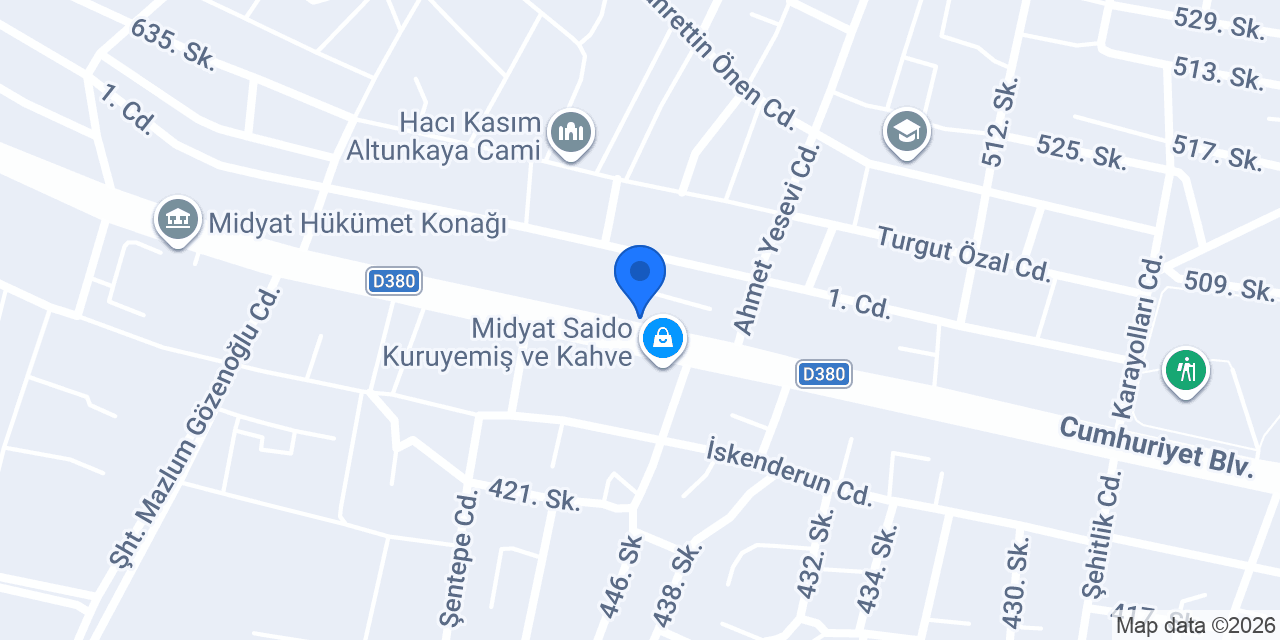 TAM UYGUN konumu