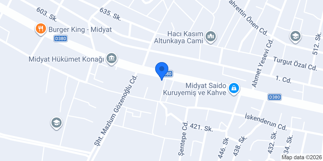 Dalin Cafe Okey Salonu konumu