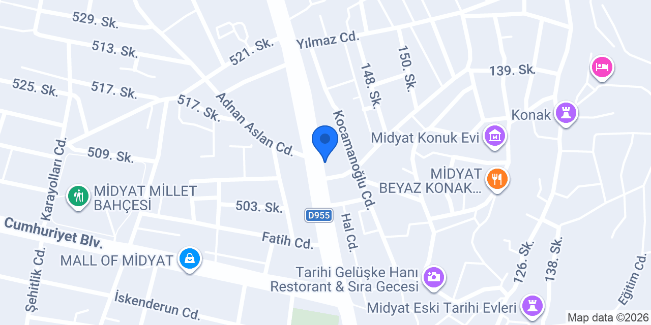 Kanatçı Celal Usta konumu