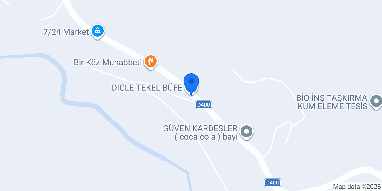 DİCLE TEKEL BÜFE konumu