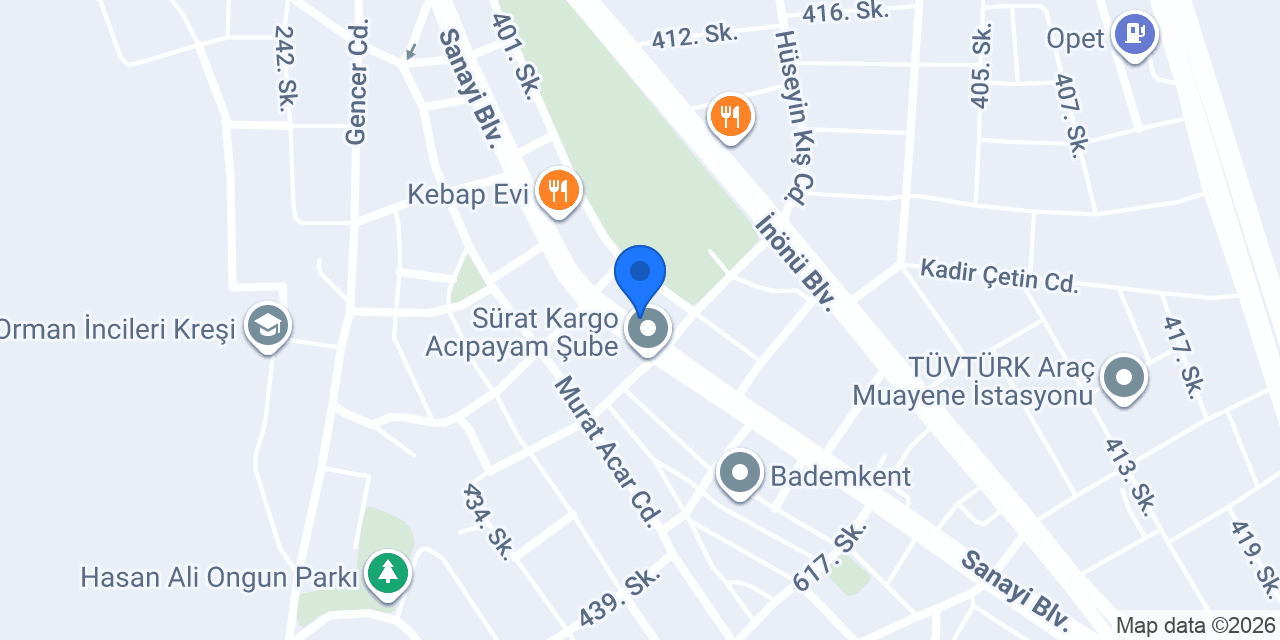 ÖZ KARDEŞLER TİCARET konumu