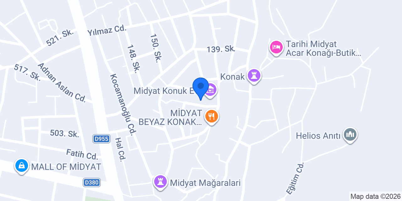 Hivroj Konak Cafe konumu