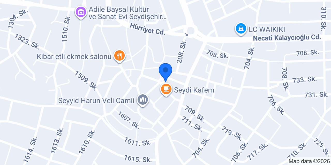 Seyyid Harun Izgara konumu