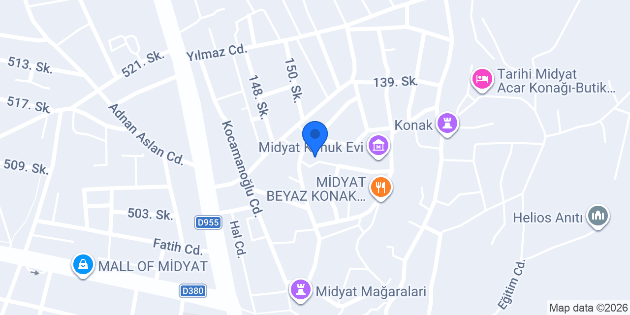 Beylerbeyi Butik otel konumu