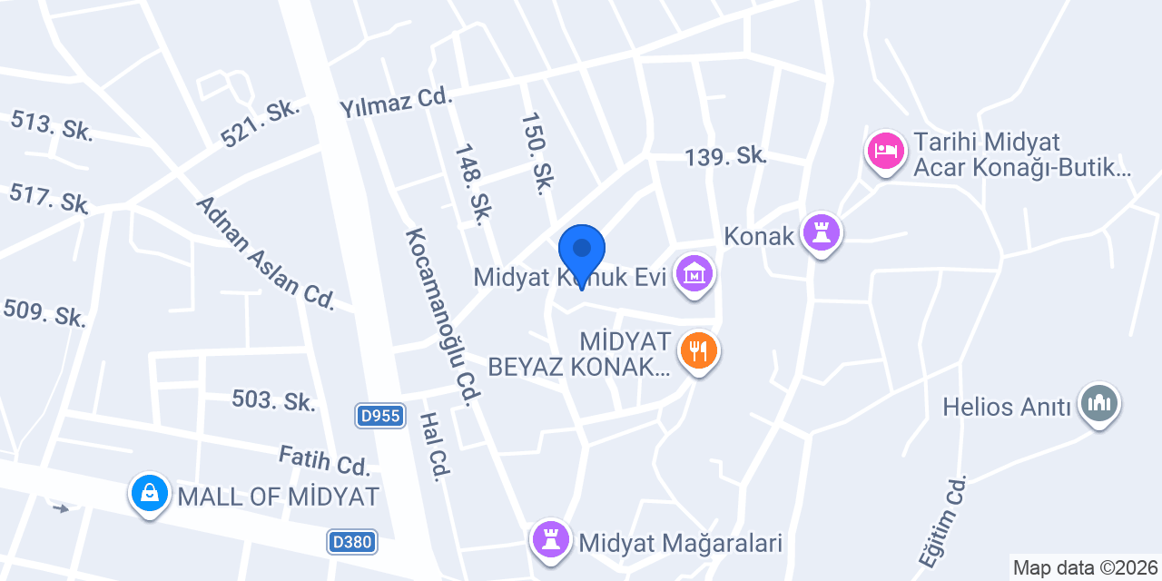 Aslan Taş Konak konumu