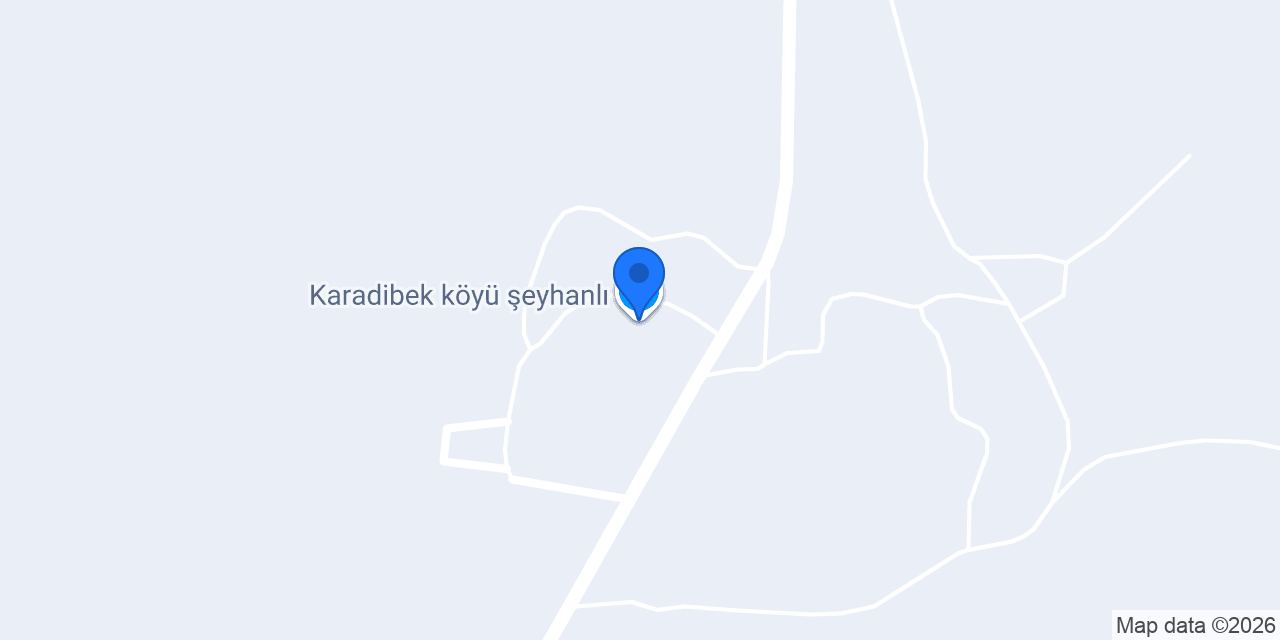 Karadibek köyü şeyhanlı konumu