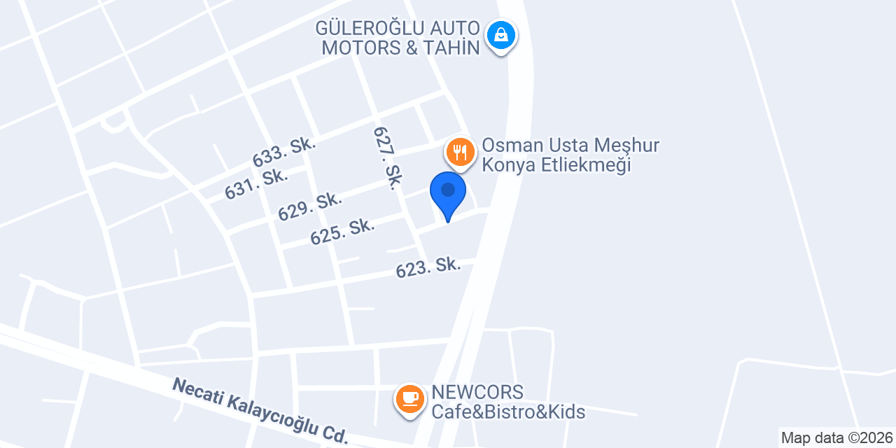Osman Usta Konya Etli Ekmek konumu