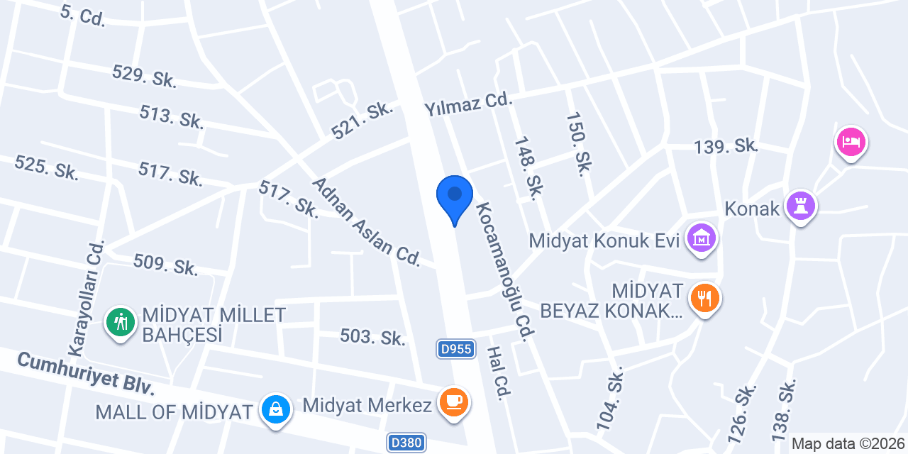 Gökkuşağı Pastanesi 2 konumu