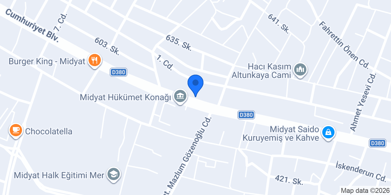ebebek Mardin Midyat konumu